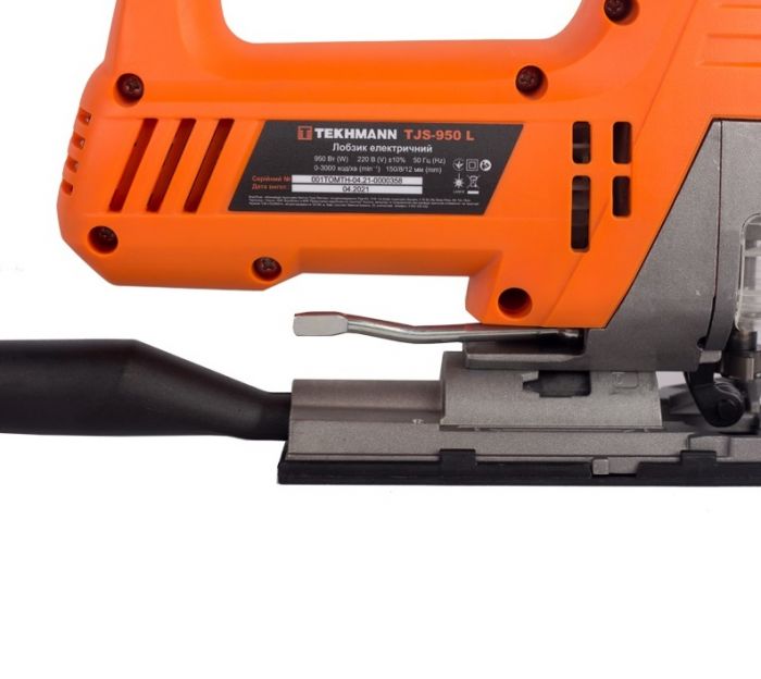 Лобзик Tekhmann TJS-950 L 950Вт 0-3000об·хв 3.1кг