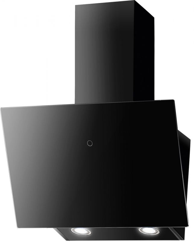 Витяжка Faber похила, 60см, 1160м.куб/год,  VRT BK A60 2LS, чорний