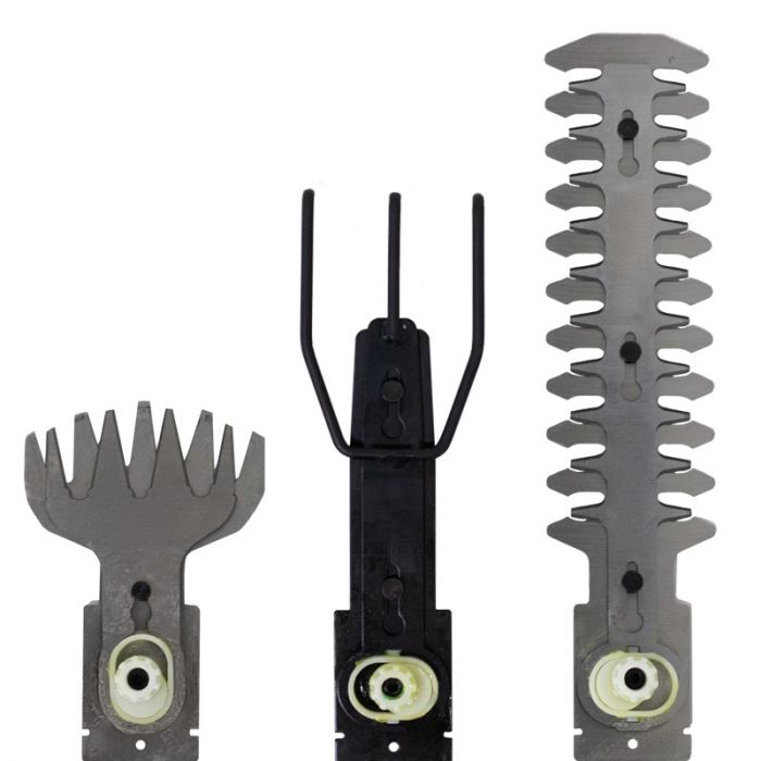 Ножиці для трави акумуляторні Tekhmann TCGT-8/i20 3in1 20В леза 10/20см+насадка культиватор (без АКБ і ЗП)