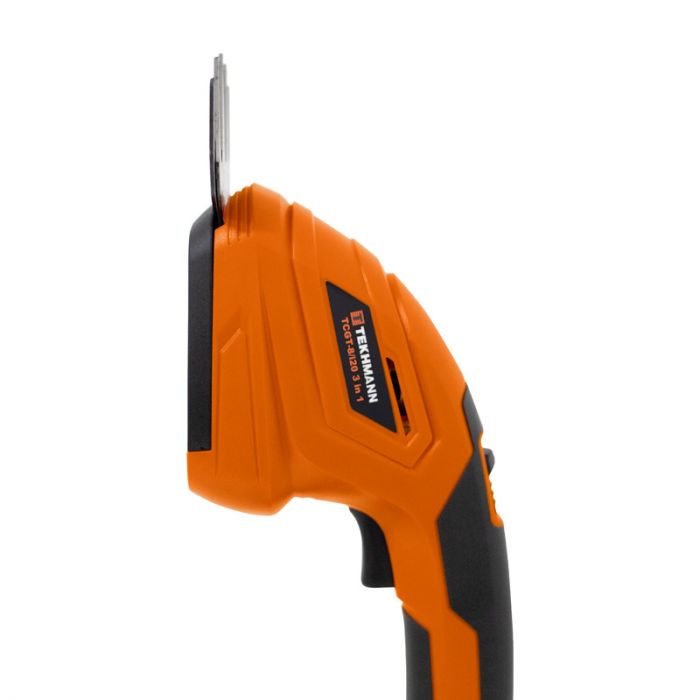 Ножиці для трави акумуляторні Tekhmann TCGT-8/i20 3in1 20В леза 10/20см+насадка культиватор (без АКБ і ЗП)