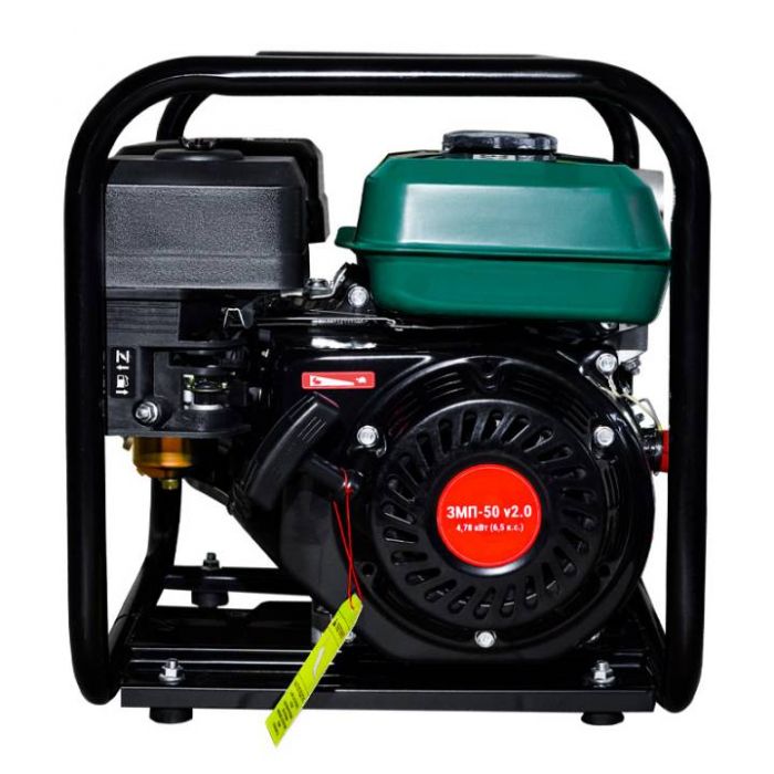 Мотопомпа бензинова Зеніт ЗМП-50 v2.0, 30м3/г (500л/хв), 6.5к.с, 21кг