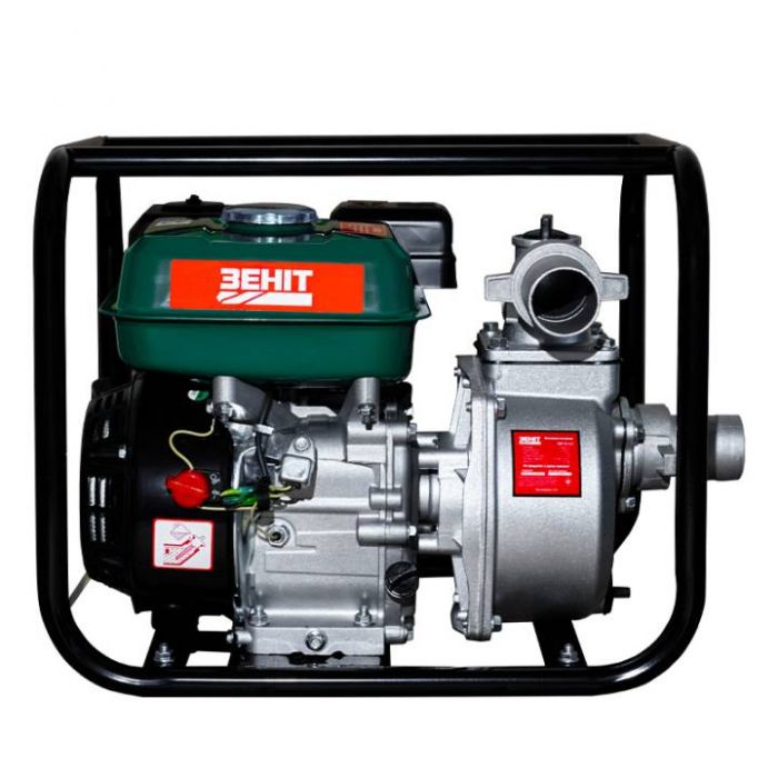 Мотопомпа бензинова Зеніт ЗМП-50 v2.0, 30м3/г (500л/хв), 6.5к.с, 21кг