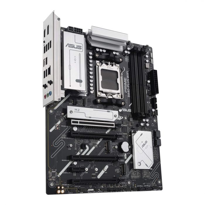 Материнcька плата ASUS PRIME B840-PLUS WIFI sAM5 B840 4xDDR5 M.2 HDMI DP WiFi BT ATX