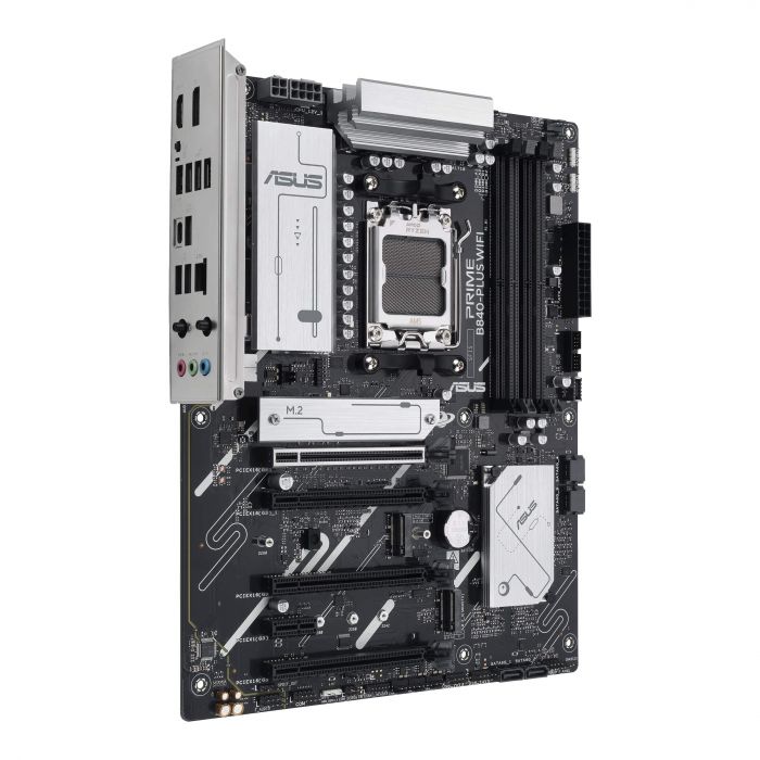 Материнcька плата ASUS PRIME B840-PLUS WIFI sAM5 B840 4xDDR5 M.2 HDMI DP WiFi BT ATX