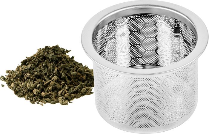 Електрочайник Catler 0.6л, Strix, заварник, нерж. сталь, підтримка температури, сенс. керув., білий