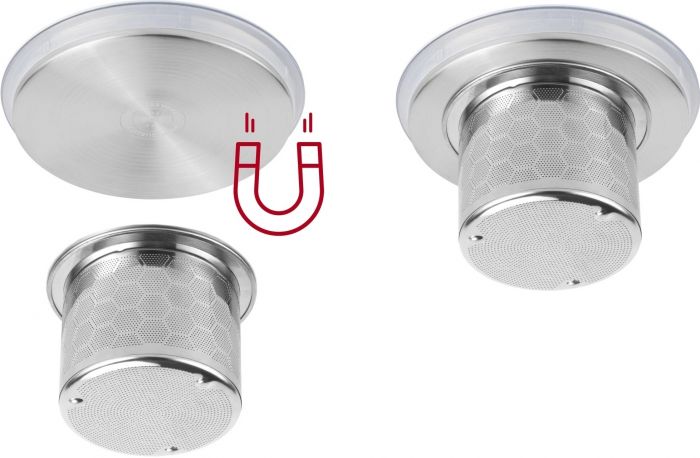 Електрочайник Catler 0.6л, Strix, заварник, нерж. сталь, підтримка температури, сенс. керув., чорний