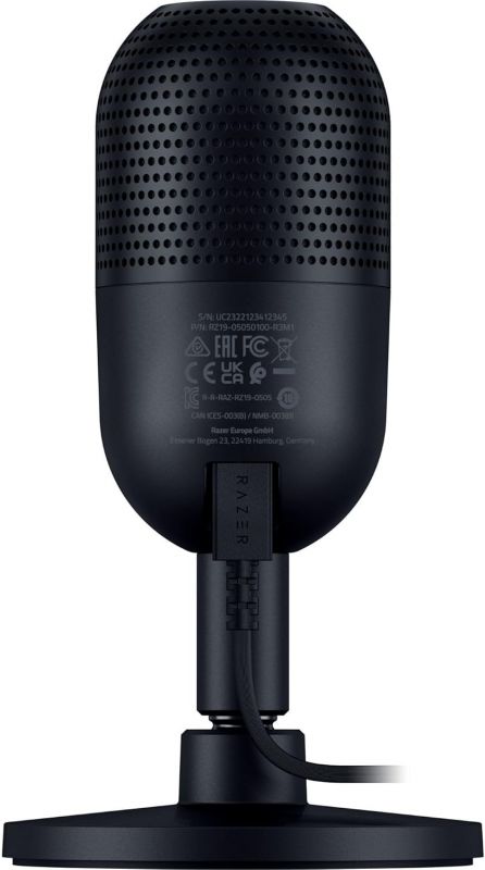 Мікрофон геймінговий Razer Seiren V3 Mini, Omni, USB-A, 1.2м, чорний