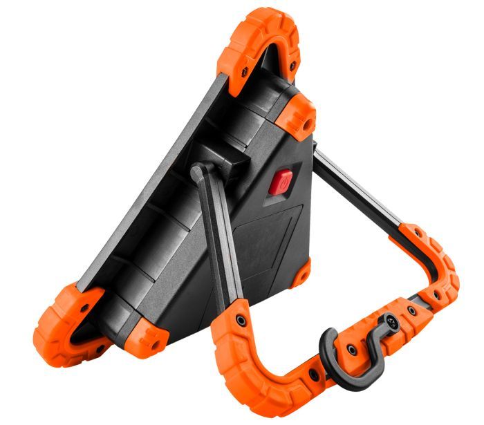 Прожектор на батарейках Neo Tools, трикутний, ААх4, 22x220x45мм , 800лм, 10Вт, 3 функції освітлення, біле/червоне світло