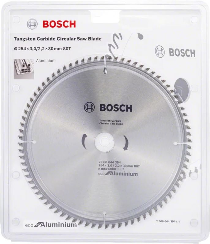 Диск пиляльний Bosch Eco for Aluminium 254x30-80T