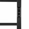 Рушникосушка ARDESTO електрична  Square-TR K, 770x430х80мм, таймер-регулятор, сталь, чорний матовий