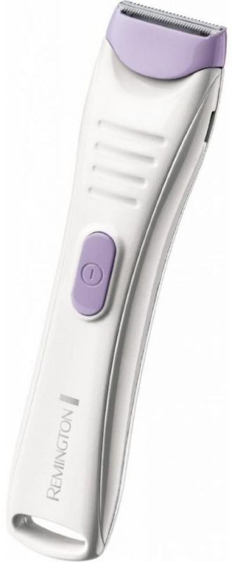 Тример Remington, для тіла та інтимних зон Smooth&Silky, акум., насадок-2, для жінок, кейс, сталь, фіолетовий