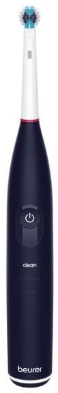 Щітка зубна електр. Beurer, насадок-1, 3 програми чистки, футляр, чорний