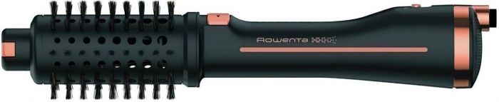 Фен-щітка Rowenta Ultimate Experience, 750Вт, 1 режими, іоніз-я, оберт.насадок, кераміка, чорний