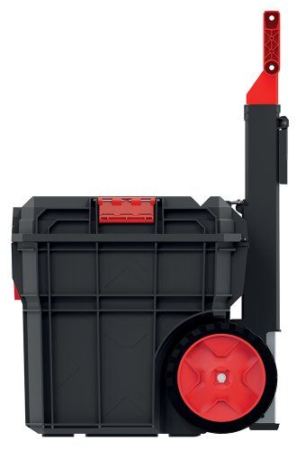 Ящик модульний для інструменту Kistenberg X Block PRO, на коліщатках, телескопічна ручка, 21", 54.6*38*40см, пластик