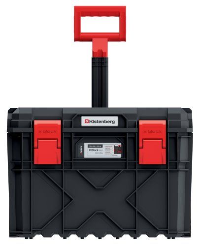 Ящик модульний для інструменту Kistenberg X Block PRO, на коліщатках, телескопічна ручка, 21", 54.6*38*40см, пластик