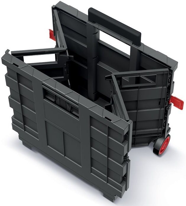 Ящик для інструменту складний Kistenberg, на коліщатках, телескопічна ручка, 16", 39.6*37*100.8см, пластик