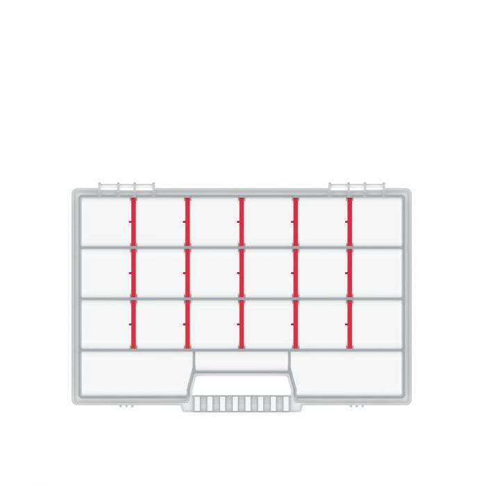 Органайзер Kistenberg NORT, 15 перегородок, 12", 29*19.5*3.5см, поліпропілен