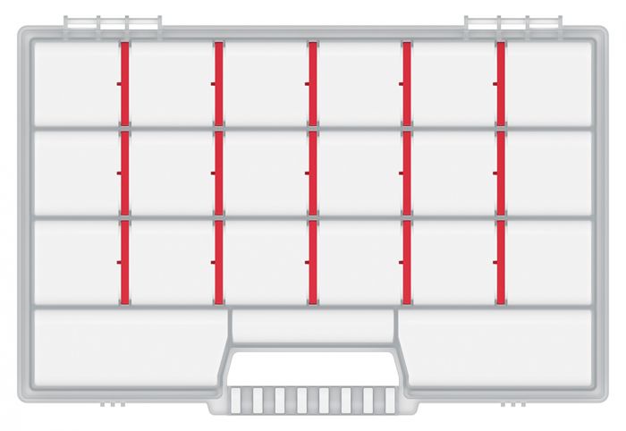 Органайзер Kistenberg NORT, 15 перегородок, 14", 34.4*24.9*5.см, поліпропілен