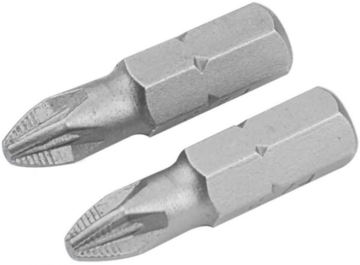 Біти Tolsen, набір 2шт, PZ3х25мм, сталь S2