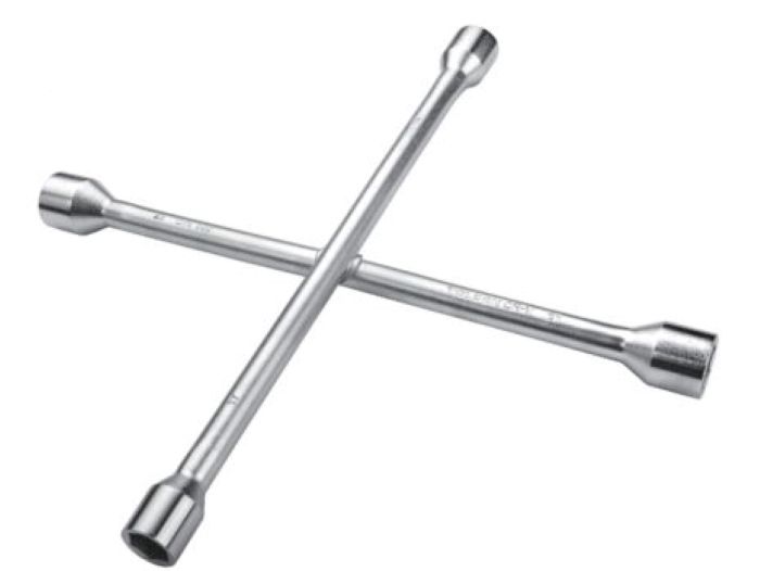 Ключ балонний Tolsen, хрестовий, 5/20"17х19х21х23мм, довжина 355мм