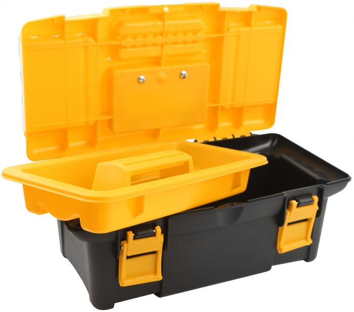 Ящик для інструменту Tolsen, органайзер в кришці, 8 секцій, 34x18x13см, пластмаса, 0.67кг