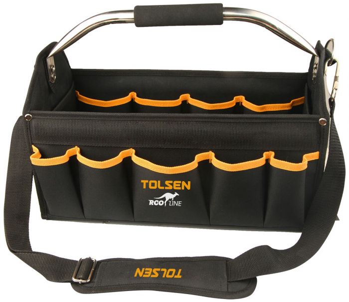Сумка для інструменту Tolsen Профі, посилена конструкція, 42x21x29см