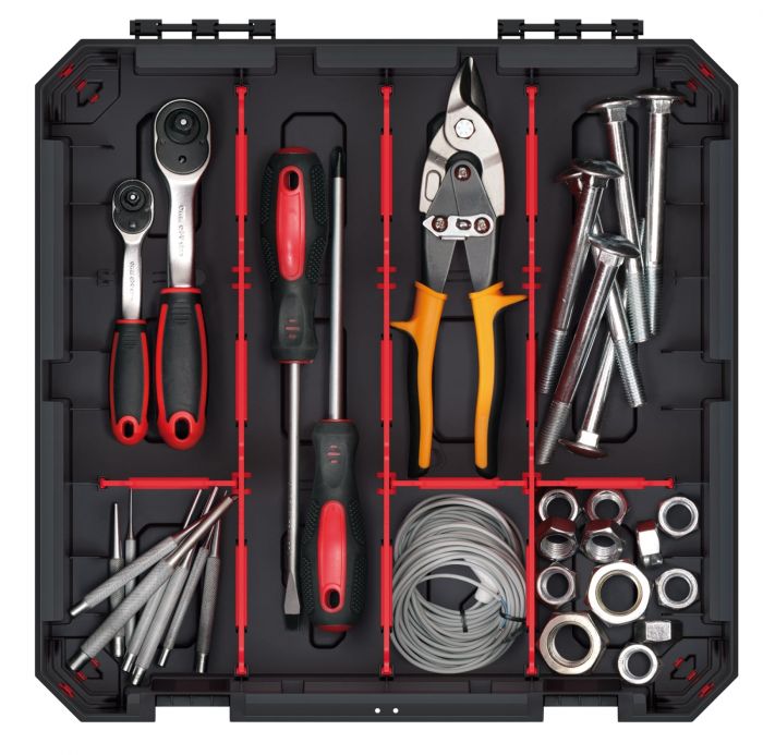 Органайзер Kistenberg TITAN, 11 перегородок, 15", 39*39*11см, пластик