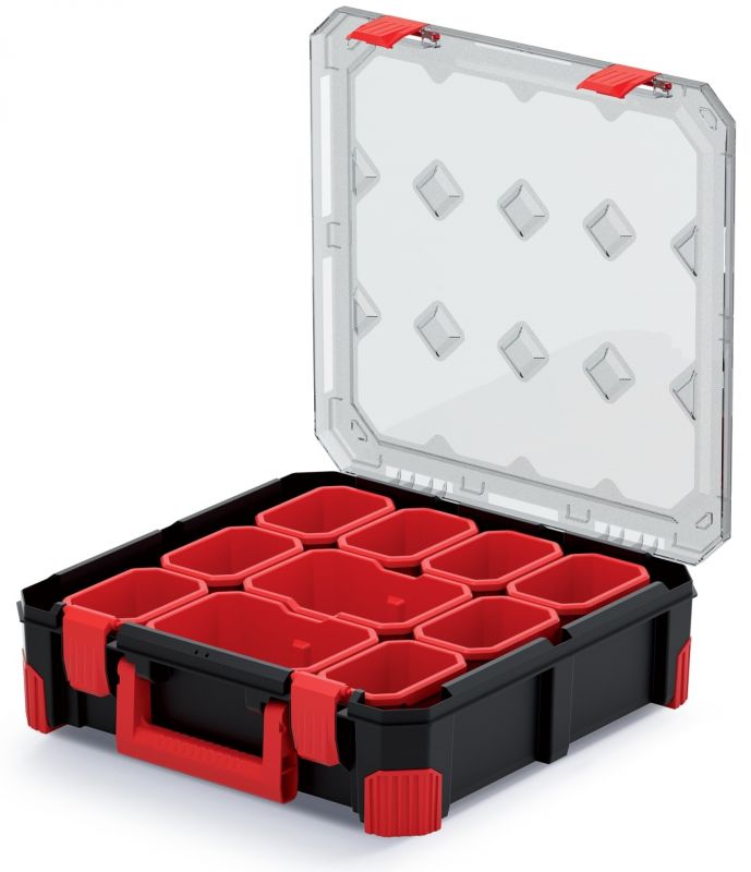 Органайзер Kistenberg TITAN, 11 перегородок, 15", 39*39*11см, пластик