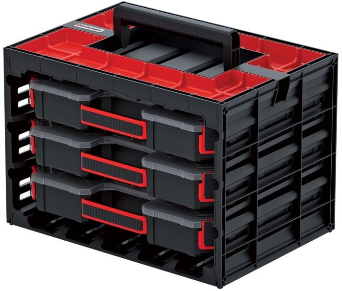 Набір органайзерів Kistenberg TAGER CAS, 3 слота по 12 перегородок, 41.5*29*29см, пластик