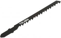 Полотно пиляльне для електролобзика Tolsen  по дереву, набір 5шт, Т244D, 6TPI, 100мм