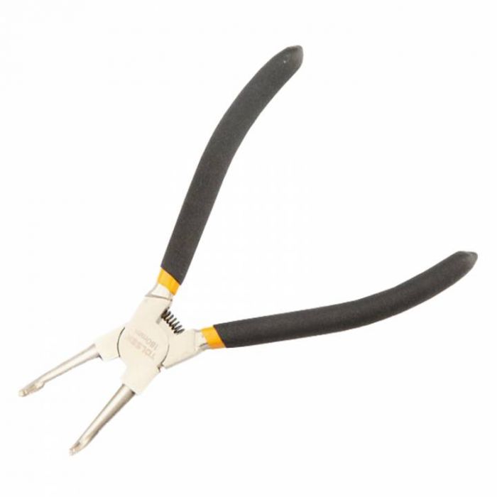 Щипці для стопорних кілець Tolsen, вигнуті, 19-60мм, 165мм