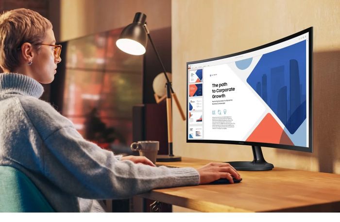 Монітор Samsung 27" S27D360 D-Sub, HDMI, VA, 100Hz, 4ms, CURVED