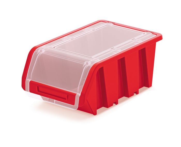 Контейнер для зберігання з кришкою Kistenberg TRUCK PLUS, червоний, 19.5*12*9см, пластик, червоний