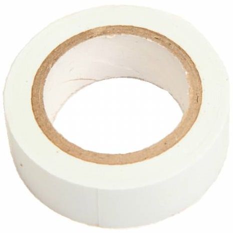 Стрічка ізоляційна Tolsen, 9.2м, 19x0.13мм, біла