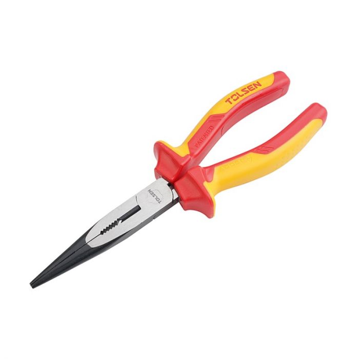 Плоскогубці подовжені прямі Tolsen Premium VDE, діелектричні, 160мм