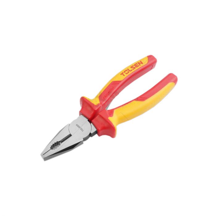 Плоскогубці комбіновані Tolsen Premium, діелектричні, для робіт під напругою 1000В, 200мм, CrV