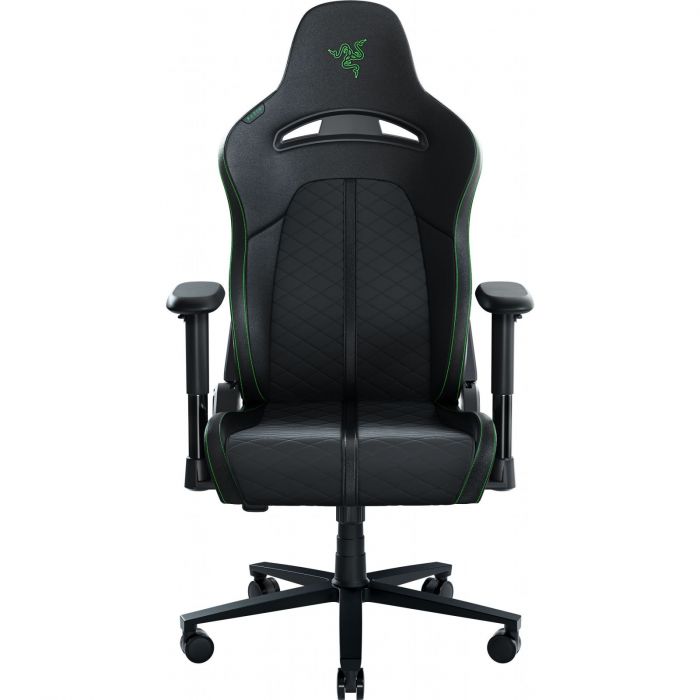 Крісло Razer Enki X  ПУ шкіра, 2D-Armrests, чорно-зелений