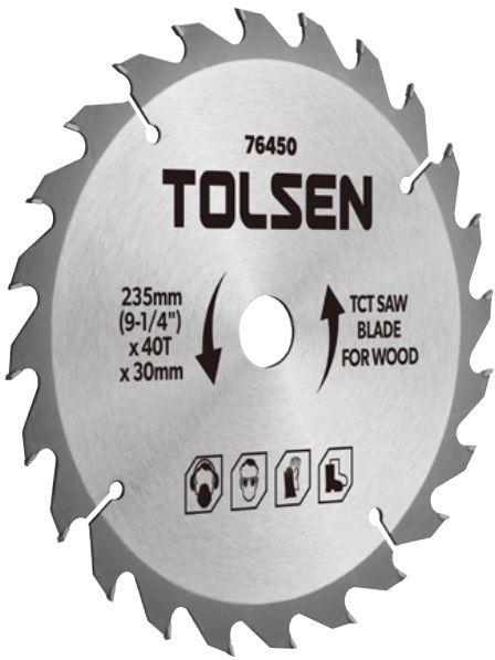Диск пильний Tolsen по дереву, 305х60Tх30мм