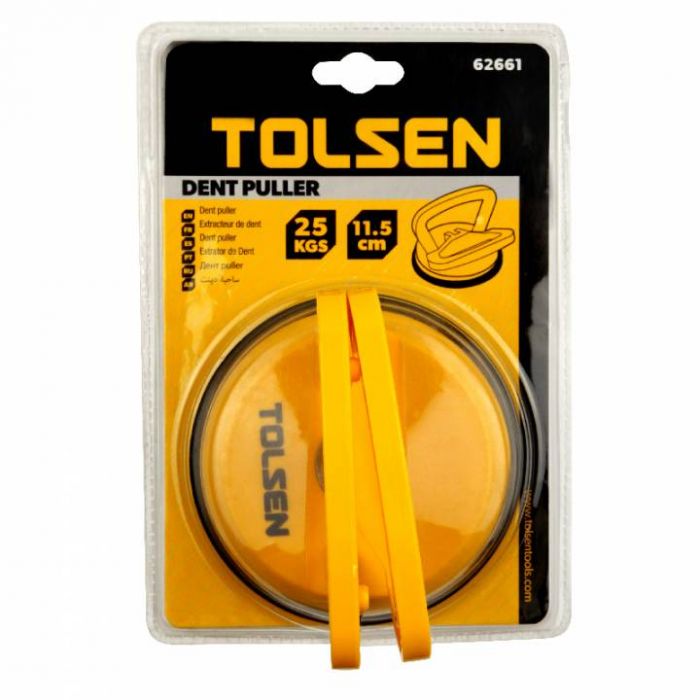 Присоска вакуумна Tolsen, одинарна, пластиковий корпус, діаметр 11.5мм, 25кг