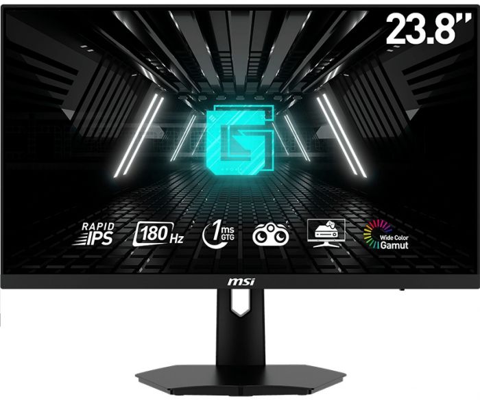 Монітор MSI 23.8" G244F-E2 2xHDMI, DP, Audio, IPS, 180Hz, 1ms, sRGB 112%, AdaptiveSync