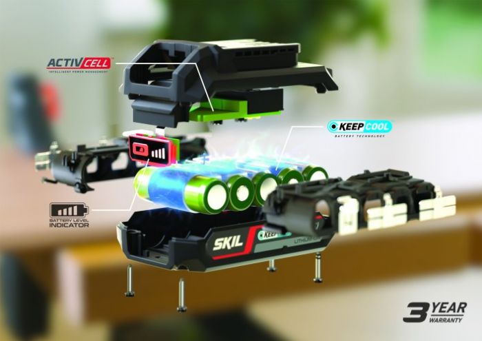 Акумулятор SKIL BR1E3102 AA 20В, 2.5А•год, 0.44кг