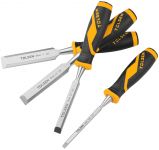 Стамеска Tolsen Профі, набір 4шт, 6-13-19-25 мм, 125мм, CrV