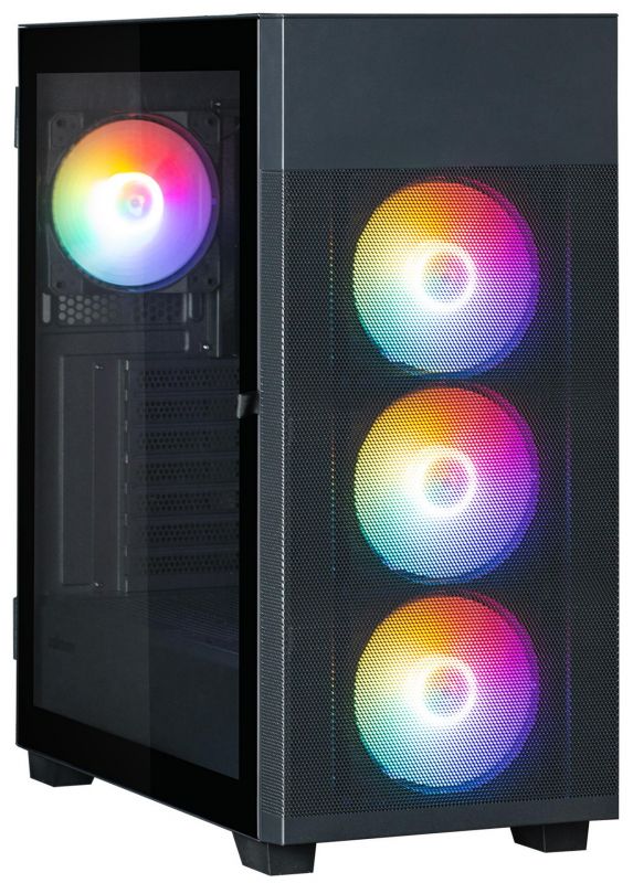 Корпус Zalman S5 Neo без БЖ, 1xUSB3.1, 1xUSB2.0, 4x120мм FRGB, VGA 390мм, LCS ready, TG Side Panel, ATX, чорний