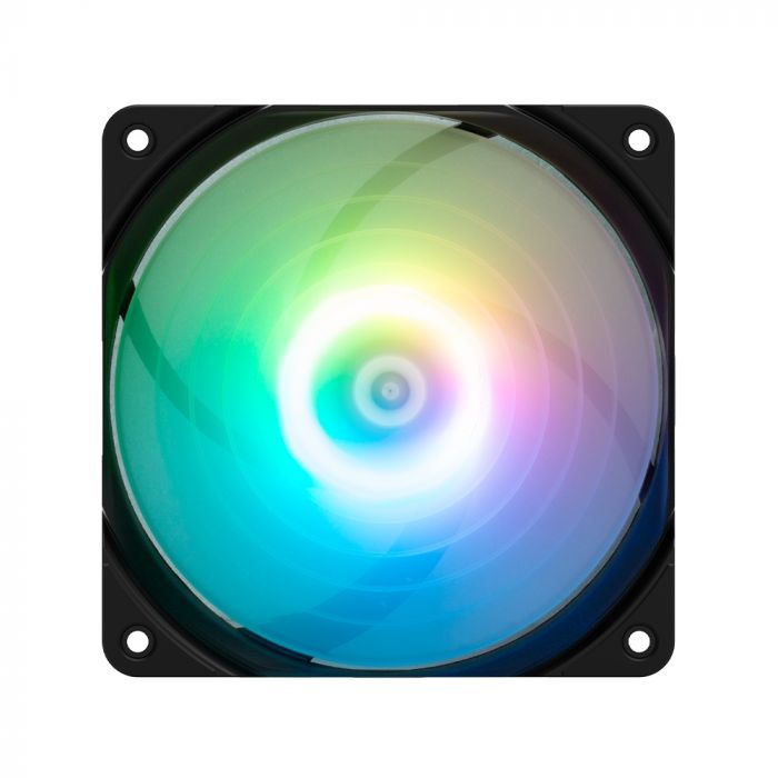 Корпусний вентилятор Zalman AF120R ARGB 120мм, 800-1500rpm, 4pin, PWM, 3pin+5VARGB, 24,3dBa, чорний