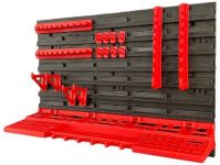 Панель підвісна з набором гачків та полиць Kistenberg KS_kit3, панель 57.6*1.8*39см, 20 гічків, 1 полиця, пластик