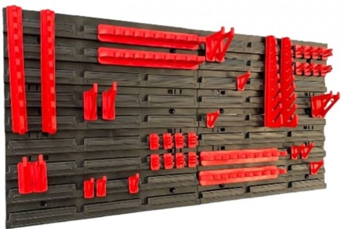 Панель підвісна з набором гачків Kistenberg KS_kit5, 2 панелі 38.6*1.8*39см, 20 гачків, пластик