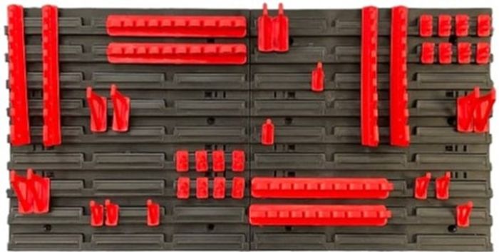 Панель підвісна з набором гачків Kistenberg KS_kit5, 2 панелі 38.6*1.8*39см, 20 гачків, пластик