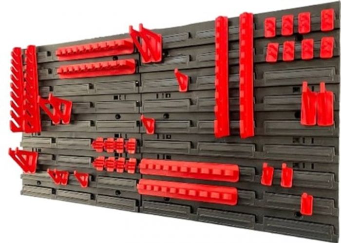 Панель підвісна з набором гачків Kistenberg KS_kit5, 2 панелі 38.6*1.8*39см, 20 гачків, пластик