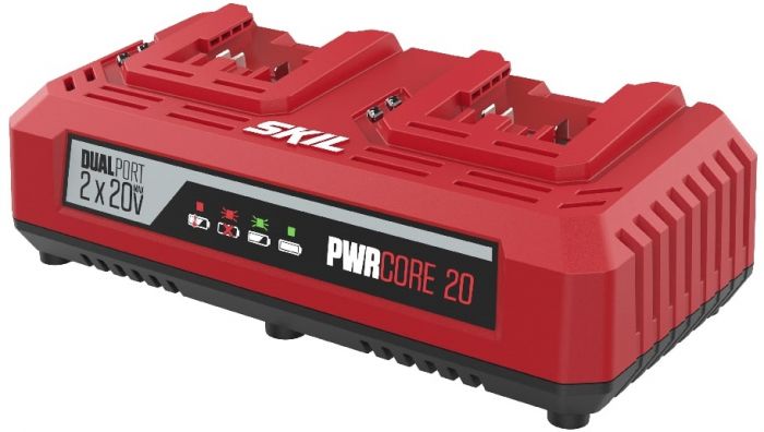 Зарядний пристрій SKIL 3128 AA 20В, 2.4А, двопортовий, 0.9кг