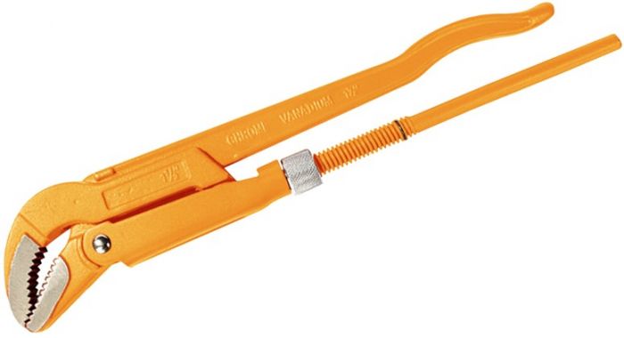 Ключ трубний Tolsen, 45°, робочий діапазон 0-80мм, 650мм